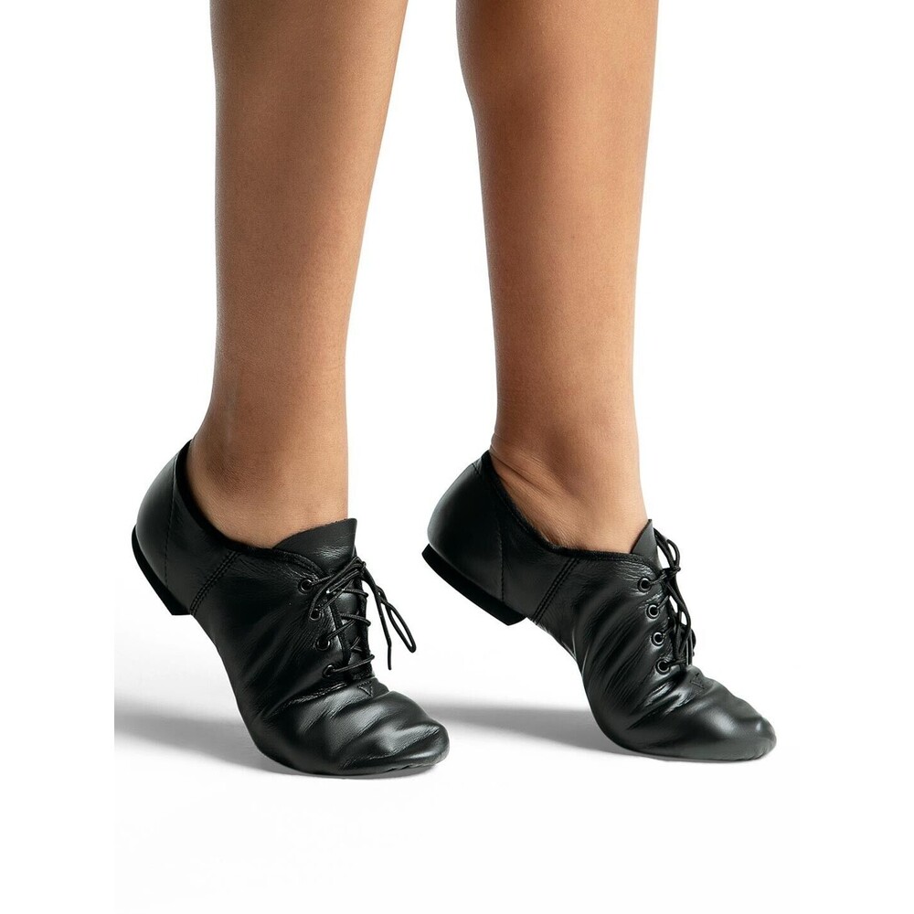 NEW IN BOX Capezio E Series EJ1C  Size 12.5 M Youth Kids Black Slip On Jazz Shoe